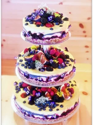 Healthy wedding cake